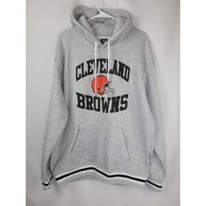 NFL Team Apparel Cleveland Browns Embroidered Hoodie NWOT Unisex Size XL